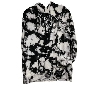 AC/DC Tie Dye‎ Hoodie - Size Medium - Excellent Condition (2888)